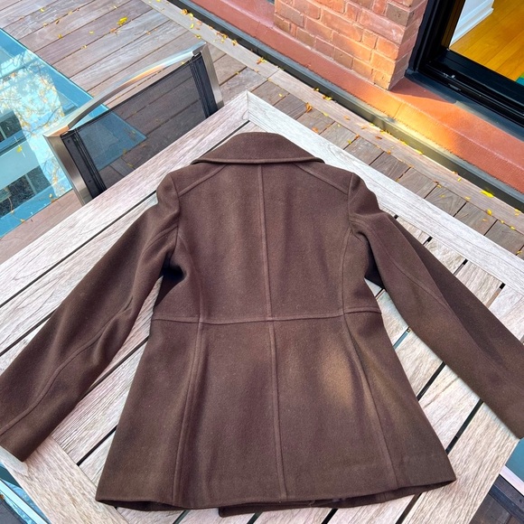 Michael Kors double breasted 100% wool pea coat. - Picture 9 of 13